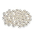 thumbnail image 4 of 100 Resin Pearl Rhinestone White Buttons Bulk Craft Pearl Button Sewing Accessories 10mm, 4 of 8