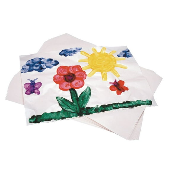 Colorations 11" x 16" Glossy Finger Paint Paper - 250 Sheets