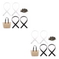 thumbnail image 2 of Youkk 4pcs PU Convenient Replacement Strap For Handbags Durable And Scratch-proof Exquisite Craft White+Coffee 2Set, 2 of 6