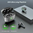thumbnail image 5 of TOZO G1 Wireless Earbuds Bluetooth 5.3 Headphones with 45ms Ultra Low-Latency and Cool Breathing Light,Ergonomic Design,Gaming/Deep Bass Music Mode Headset Built-in Microphone,Stereo Sound,Space Gray, 5 of 9