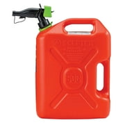 Scepter SmartControl Dual Handle Gas Container Jug, 5 Gal, 2 Pack, Red