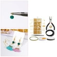 thumbnail image 3 of 1 Box Jewelry Making Kits DIY Jewelry Ears Beading Repair Tools Supplies gold, 3 of 8