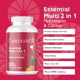 thumbnail image 3 of Celebrate Vitamins 2-in-1 Bariatric Multivitamin with Calcium Citrate Chewables, Orange Pineapple, 120 count, 3 of 5