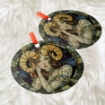 thumbnail image 3 of Aries Stained Glass Zodiac SunCatcher Light Catcher Aries Zodiac Sign Window Hanging Aries Home Decor, Stained Glass Ornament 2025, Holiday Decoration, Seasonal Keepsake Gift,, 3 of 5