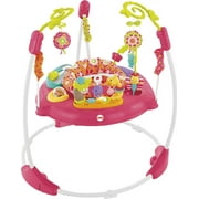 Fisher-Price Baby Bouncer Pink Petals Jumperoo Activity Center with Music and Lights, Unisex