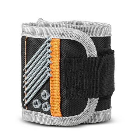 Magnetic Wristband for Holding Tools, Screws, Nails, Strong Wrist Magnets Unique Armband Leg Strap and Holder Belt, Best Top Ideas Tool Gifts for Men, Father, Dads, Husband, Handyman, Electrician,