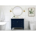thumbnail image 6 of 42 inch single bathroom vanity in blue, 6 of 8