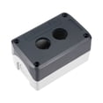 thumbnail image 1 of Caja de control de interruptor de botón de presión 22mm 2 orificio para botón a prueba de agua, 1 of 4