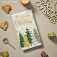 thumbnail image 4 of SOME THING Beige Xmas Trees Merry Christmas Kitchen Towels Dish Towels, 18x26 Inch Daily Star Snowflake Winter Decoration Hand Towels Set of 2, 4 of 6