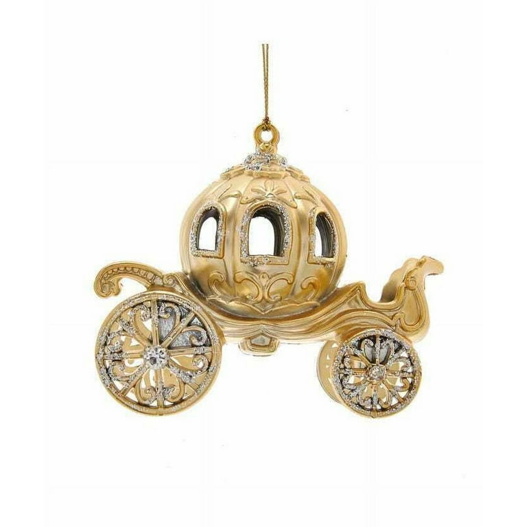 KurtAdler - Kurtadler - Rhinestone Gold Icicle With Gold Gems Ornament