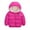 Rose, variant on Winter down Jacket for Boys Girls 1-7 Years Old Zipper down Jacket & Coat,Kids Hooded Puffer Fleece Lined Outerwear Coat