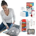 thumbnail image 3 of Portable Electric Vacuum Storage Bags for Travel Save 70% Luggage Space PVC Adjustable Sizes, 3 of 8