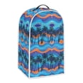 thumbnail image 2 of HELLHERO Palm Wave Pattern Dust Cover for Home Kitchen Indoor Easy to Clean Durable Blender Cover, 2 of 6