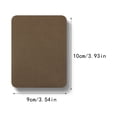 thumbnail image 2 of Injueey Iron on Patches No Ironing Blank Self-adhesive Accessories Embellishment Sewing Supplies Knee Home Elbow Patch for Clothes Tela de costura y artesanía Café Ligero, 2 of 6