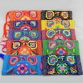 thumbnail image 3 of Leadrop Women Ethnic Handmade Embroidered Wristlet Clutch Bag Zipper Purse Long Wallet, 3 of 11