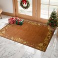 thumbnail image 4 of 2x3 Entryway Rug Bathroom Rugs for Front Door Bedroom Kitchen, Washable Vintage Print Carpet, Floor Mat with Non Slip Backing, 4 of 8