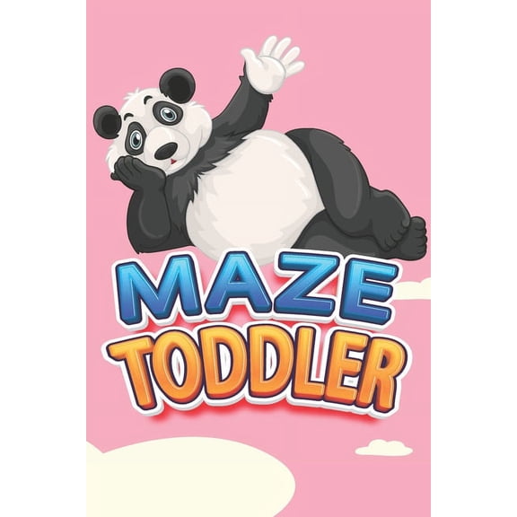 Maze Toddler: 100 Mazes -challenging maze puzzle activity book, (Paperback)