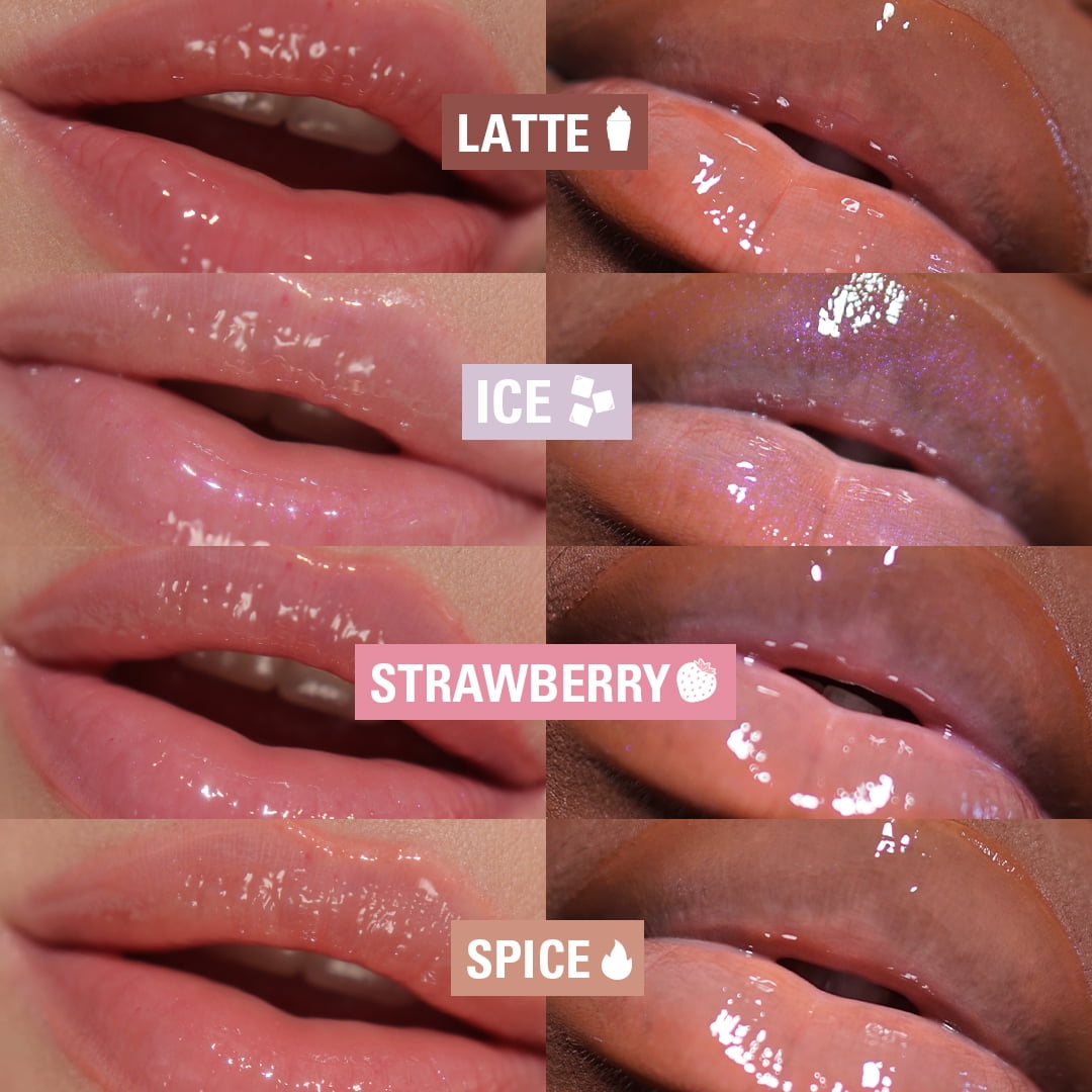 Revolution Juicy Peptide Hydrating Moisturizing Lip Balm with Peptides, Nude Latte