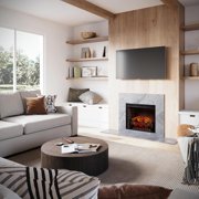 Modern Ember Uptown 23 inch Smart Electric Fireplace Insert - Black
