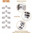 thumbnail image 4 of 30 PCS 20mm U Tube 304 Stainless Steel Pipe Clamp U-Shaped Pipe Clamp Clamp, 4 of 5