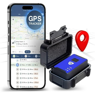 Brickhouse Car Trackers for Your Vehicle - Spark Nano 7 GPS Tracker with Magnetic Waterproof Case - Hidden Real-Time 4G LTE Vehicle Finder - GPS Tracking Device for Cars - Subscription Required