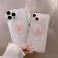 thumbnail image 2 of Compatible with iPhone Case,Cute 3D Crystal Bow Tie Bowknot Glitter Sparkle Bling Camera Lens Protection Transparent Clear Soft Shockproof Cover Phone Case (White,iPhone 15 Pro), 2 of 12