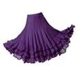 thumbnail image 4 of Traje de baile de práctica de de extensión de baile latino de salón de baile para mujer Púrpura Yuyangstore Vestido de baile latino, 4 of 8