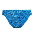 thumbnail image 4 of 3Pcs Women's Satin Panties Comfortable Bikini Briefs Frill Trim Elastic Panty, 4 of 5