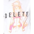 thumbnail image 4 of Doki Doki Literature Club Japanese Anime Men's Officially Licensed Delete Monika Tee T-Shirt - White (Small, White), 4 of 4