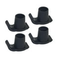 thumbnail image 4 of Glides Cap Pad para personas mayores, fácil instalación, repuesto de tapa de posavasos de goma 4 Uds negro, 4 of 8