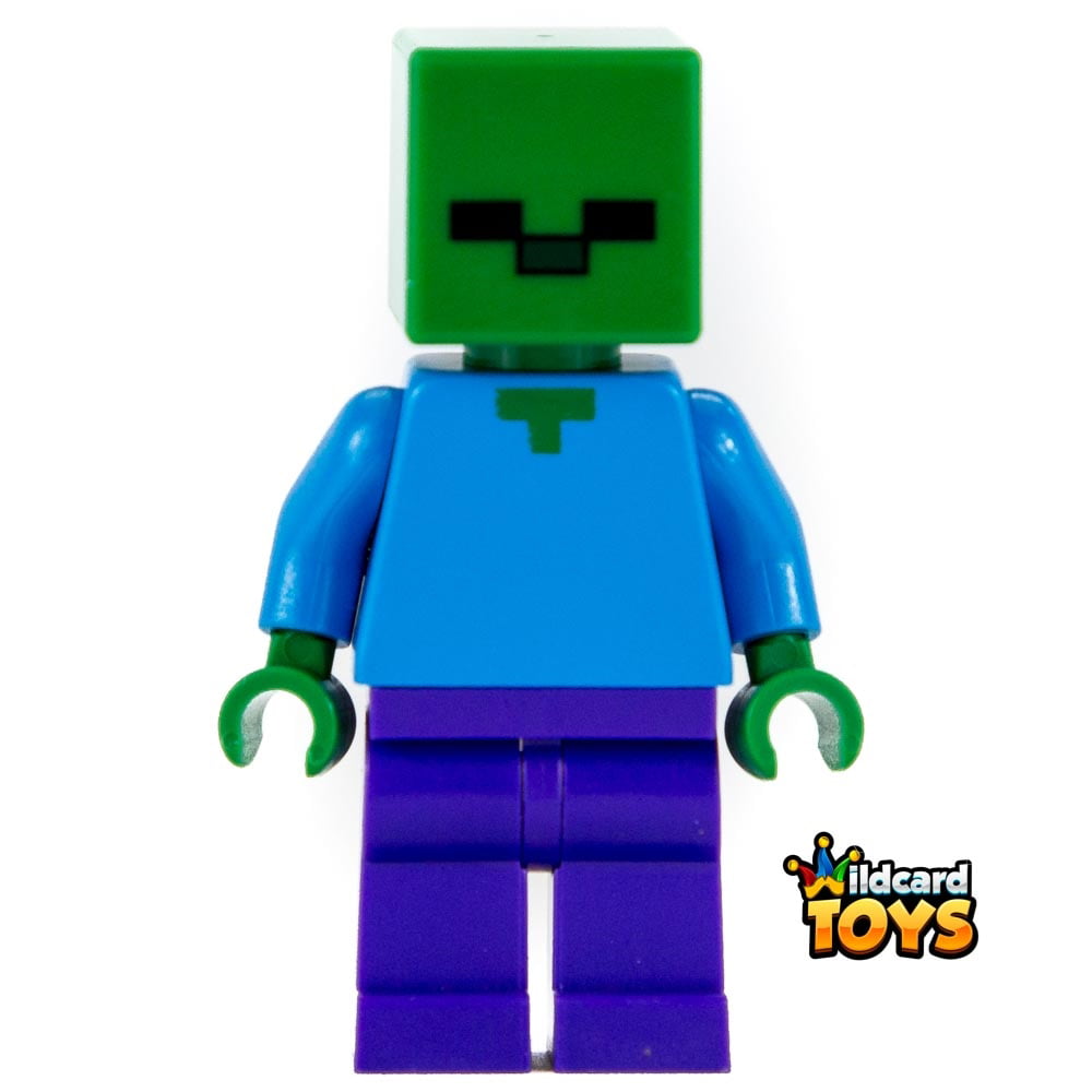 Lego Minecraft - Steve, Zombie, chicken, mystery box