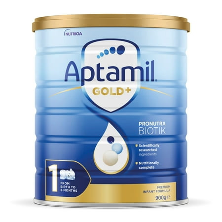 UPC: 9418783002820 | Aptamil Gold+ ProNutra Biotik Powder Infant Formula with GOS/FOS & DHA 31.7oz Canister