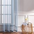 thumbnail image 4 of Coofit Sheer Curtain Solid Color All-match Translucent Window Gauze Window Panel, 4 of 10