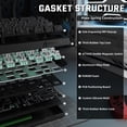 thumbnail image 6 of ATTACK SHARK X68 PRO HE 60% Tri-Mode RGB Gaming Keyboard, Rapid Trigger, Hall Effect Magnetic Switch, 8K Polling, Black Contours, 6 of 10