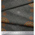 thumbnail image 2 of Soimoi Silk Fabric Mandala Decorative Decor Fabric Printed Yard 42 Inch Wide, 2 of 3