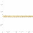thumbnail image 4 of Leslie's Real 14kt Yellow Gold 3mm Concave Anchor Chain Chain Bracelet; 7 inch; for Adults and Teens; for Women and Men, 4 of 4