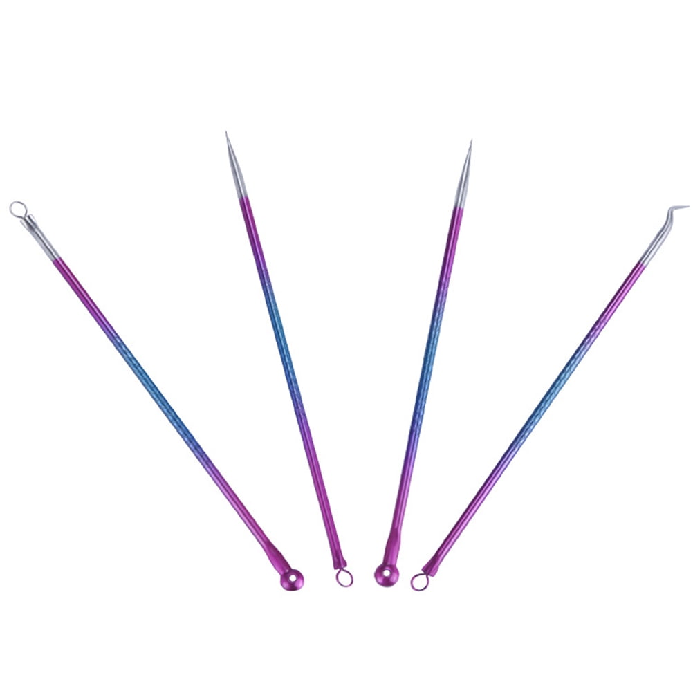 1 Set Acne Blackhead Removers Stainless Steel Blackhead Extractor Blackhead Removal Tools
