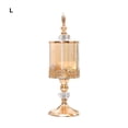 thumbnail image 3 of fastboy Ensemble de Contenants de Rangement en Verre Durable et Rétro Mode Réservoir de Rangement à Sec en Verre Couvert Doré Grande Taille, 3 of 6