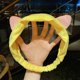 thumbnail image 1 of Banda para el cabello con orejas de gato, banda para el cabello, accesorios para el cabello con orejas de conejo de peluche coreano, banda para el cabello con lazo y astas para lavarse la, 1 of 5