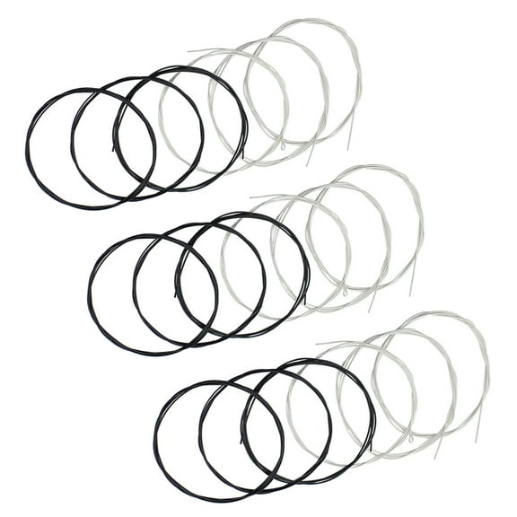 JYsun Black Nylon Classical Guitar Strings 3 full sets