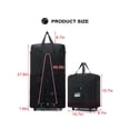 thumbnail image 7 of PULLIMORE Expandable Rolling Travel Bag - 3-Zip Water-Resistant Luggage with 360° Spinner Wheels (15.7-27.6"), 7 of 7