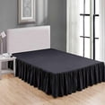 thumbnail image 1 of MesaSe Sheets & Beyond Solid Microfiber 14” Bed Skirt  Queen  White, 1 of 4