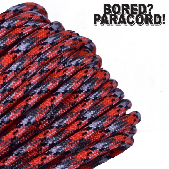 Bored Paracord Brand 550 lb Type III Paracord - Corrosion 10 Feet
