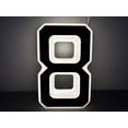 thumbnail image 3 of Led Address Numbers, Illuminated Exterior House Signs for Modern Homes, Waterproof Light up Numbers, Personalized Large Size, 1 Pc, 3 of 9