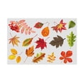 thumbnail image 5 of CoreLiving Thanksgiving Turkey Decor Fall Wall Decals, Autumn Maple Leaves Window Stickers, Removable Vinyl Wall Art for Home Decor Living Room Bedroom, 5 of 8