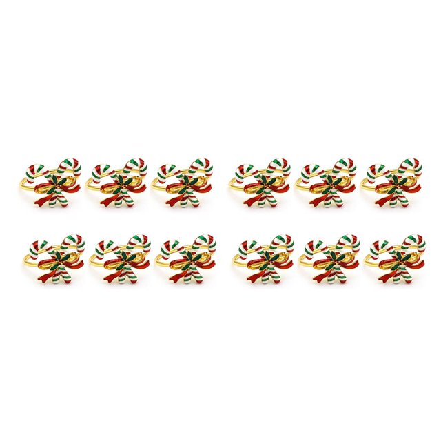 Ounissouiy Servilletas navideñas para la cena, bonitos cierres de tejido de cuerno de reno, decoraciones multiusos, adornos de joyería para comedor, Type1 NO1 Ounissouiy CBP252712