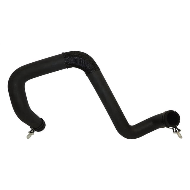 Crown Automotive Radiator Hose 55111395AC Black; Steel/Rubber; With Clamps