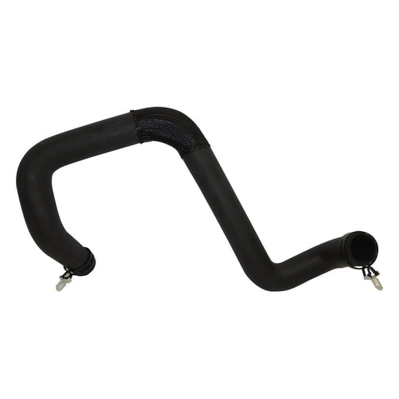 Crown Automotive Radiator Hose 55111395AC Black; Steel/Rubber; With Clamps