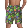 thumbnail image 4 of Goofa Cactus In Pots Printed Men's Swim Trunks Board Shorts Quick Dry Mens Swimming Trunks with Compression Liner,Breathable Fit Hawaii Beach Shorts-Medium, 4 of 9