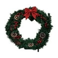 thumbnail image 3 of KUNPENG Deluxe Christmas Wreath 23.62" High Quality Xmas Wreath for Front Door Outdoor Indoor Home Decorations, 3 of 4